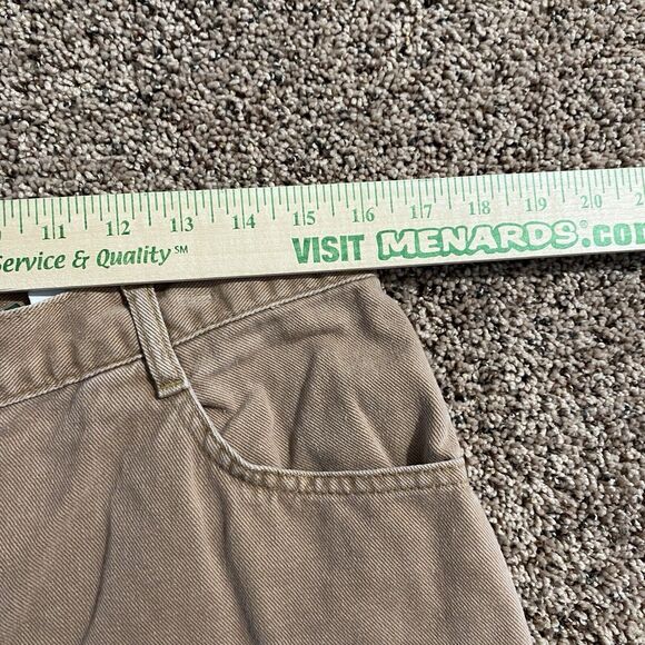 Vintage Hunt Club Denim Bermuda Shorts Jorts Jeans Size 16 Women’s Brown Tan - Picture 5 of 8